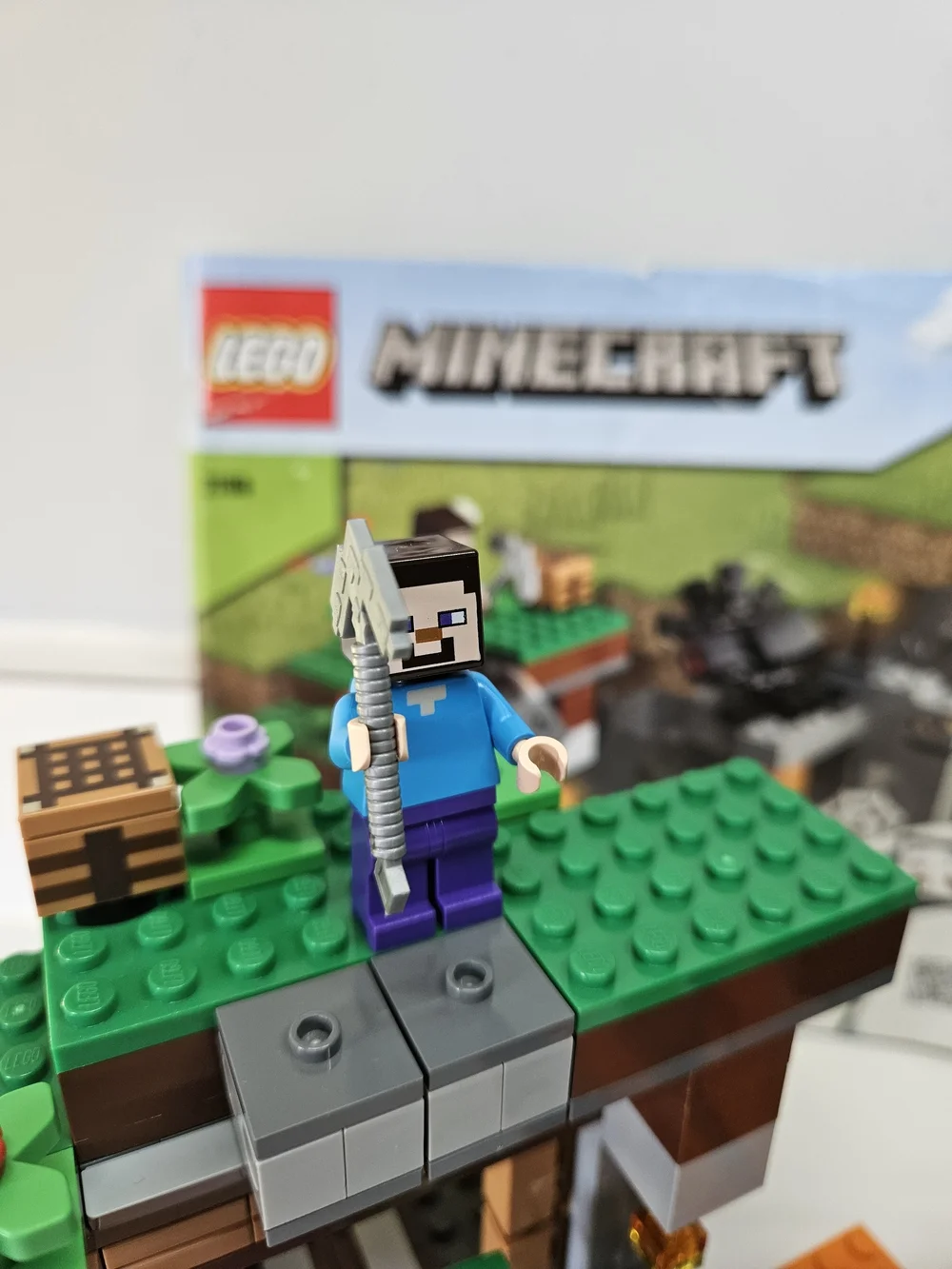 LEGO Minecraft The Abandoned Mine 21166 100% Complete Set Manual Minifigures